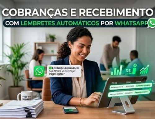 Cobrança e recebimento com lembretes automáticos por WhatsApp
