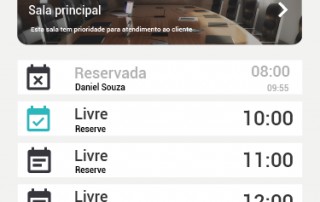 Aplicativo para reserva de salas de reuniões