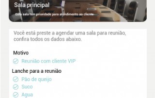 Aplicativo para organizar salas de reuniões