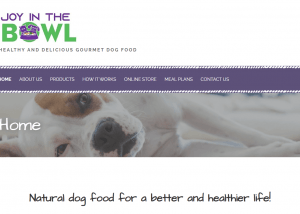 Healthy and delicious gourmet dog food - Joy in the Bowl