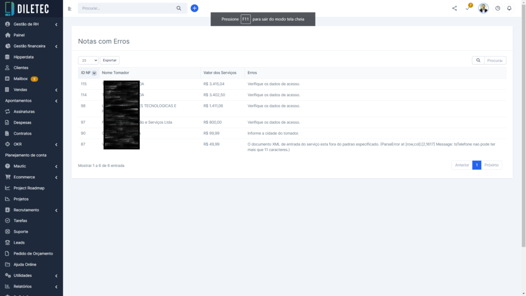 Simplifique suas NFS-e com a API da Diletec 25