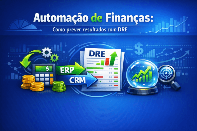 Automação de finanças não serve apenas para “lançar dados mais rápido”. Quando bem aplicada, ela transforma a DRE em uma ferramenta de decisão, ajudando a prever resultados e reduzir surpresas no fim do mês.