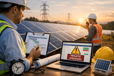 Energia solar e gestão de projetos andam juntas porque, na prática, o cliente não compra “placas”: ele compra prazo, previsibilidade e uma entrega que funcione.