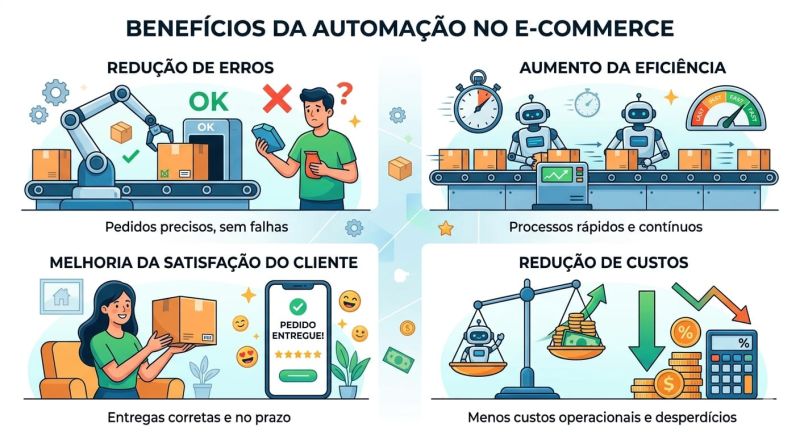 Checklist prático para reduzir divergências com automação no e-commerce