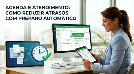 Home 67 Saiba como agenda e atendimento com preparo automático reduzem atrasos antes do horário, organizam tarefas, status e contexto do cliente e melhoram a previsibilidade com ERP.