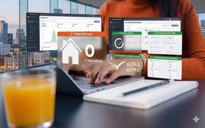Aprenda como a automação de tarefas em imobiliárias reduz pendências com status, prazos, responsáveis e histórico centralizado, aumentando visibilidade e previsibilidade da gestão.