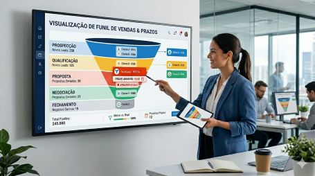 Veja como um CRM para não perder prazos no funil de vendas cria cadência, visibilidade e histórico centralizado para reduzir atrasos, follow-ups tardios e retrabalho.