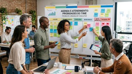Agenda e atendimento: como organizar prioridades do time